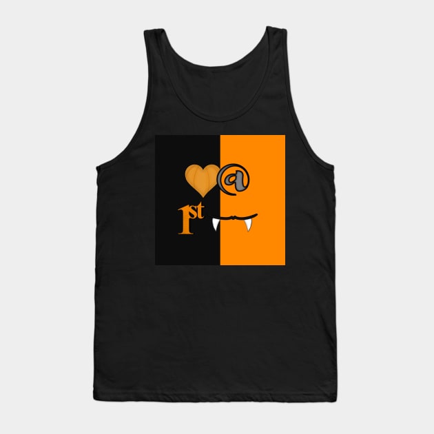 Love At First Bite Halloween Tank Top by ButterflyInTheAttic